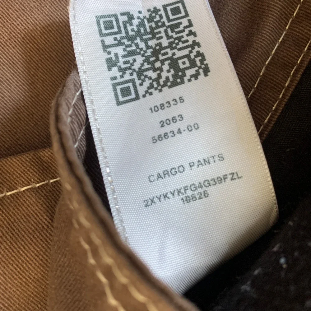 True‎ Religion Brand Jeans 108335 Men's Bracken Brown Cargo Pants Size 38